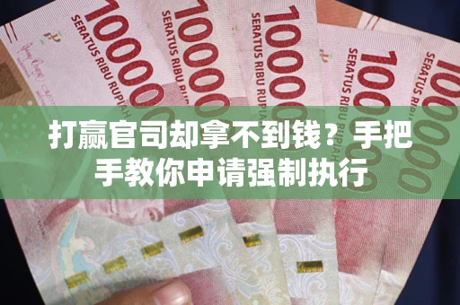 北京打赢官司却拿不到钱？手把手教你申请强制执行