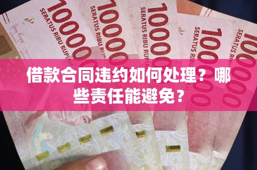 北京借款合同违约如何处理？哪些责任能避免？