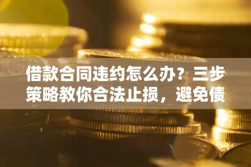 北京借款合同违约怎么办？三步策略教你合法止损，避免债务危机升级